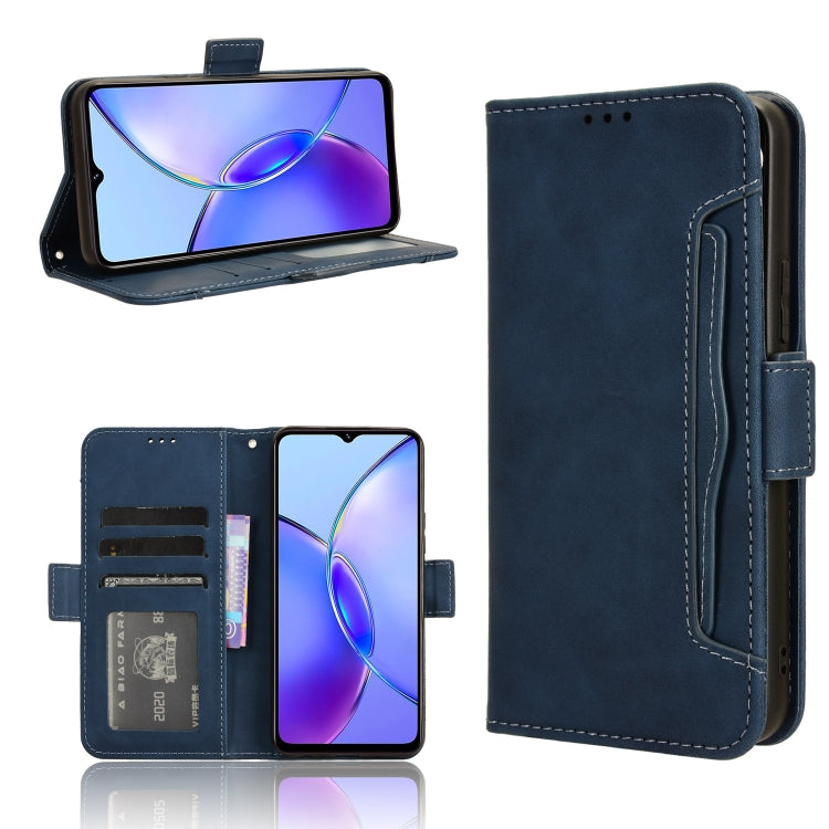 Skin Feel Calf Texture Card Slots Leather Phone Case, For vivo X100 Pro 5G, For vivo X100 5G, For vivo V29E / Y200 5G, For vivo Y17s 4G, For vivo V29e 5G, For vivo Y27 / Y36 5G / 4G, For vivo Y35+ 5G, For vivo S17 5G / S17 Pro, For vivo S17e