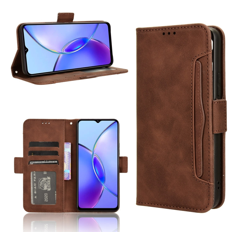 Skin Feel Calf Texture Card Slots Leather Phone Case, For vivo X100 Pro 5G, For vivo X100 5G, For vivo V29E / Y200 5G, For vivo Y17s 4G, For vivo V29e 5G, For vivo Y27 / Y36 5G / 4G, For vivo Y35+ 5G, For vivo S17 5G / S17 Pro, For vivo S17e