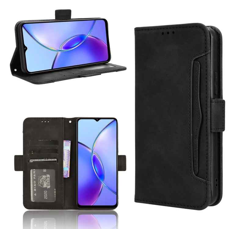 Skin Feel Calf Texture Card Slots Leather Phone Case, For vivo Y78 Plus, For vivo Y16 / iQOO Z7i, For vivo Y100 5G, For vivo Y33T 2023, For vivo Y33T / Y33s / Y21 / Y21s