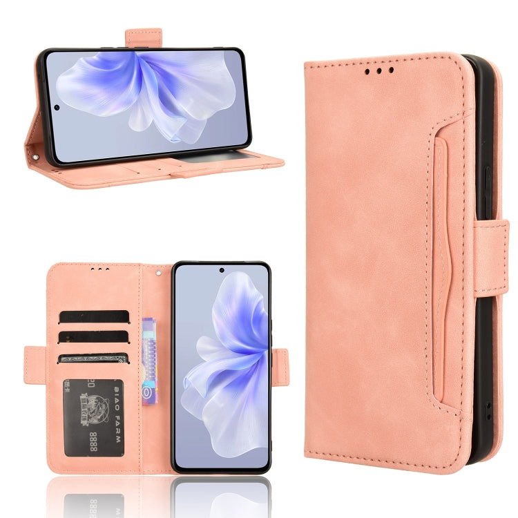 Skin Feel Calf Texture Card Slots Leather Phone Case, For vivo S19 5G, For vivo Y28 4G, For vivo X100 Ultra 5G, For vivo Y38 5G / Y200i 5G, For vivo Y03 4G, For vivo Y200e 5G / Y100 5G IND, For vivo S18 5G / S18 Pro 5G, For vivo V30 5G / V30 Pro 5G    ...