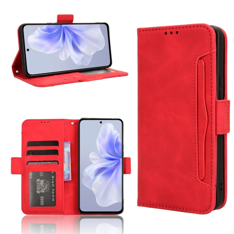 Skin Feel Calf Texture Card Slots Leather Phone Case, For vivo S19 5G, For vivo Y28 4G, For vivo X100 Ultra 5G, For vivo Y38 5G / Y200i 5G, For vivo Y03 4G, For vivo Y200e 5G / Y100 5G IND, For vivo S18 5G / S18 Pro 5G, For vivo V30 5G / V30 Pro 5G    ...