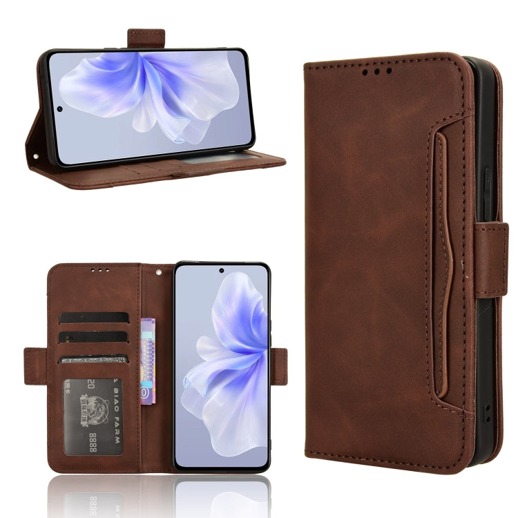 Skin Feel Calf Texture Card Slots Leather Phone Case, For vivo S19 5G, For vivo Y28 4G, For vivo X100 Ultra 5G, For vivo Y38 5G / Y200i 5G, For vivo Y03 4G, For vivo Y200e 5G / Y100 5G IND, For vivo S18 5G / S18 Pro 5G, For vivo V30 5G / V30 Pro 5G    ...