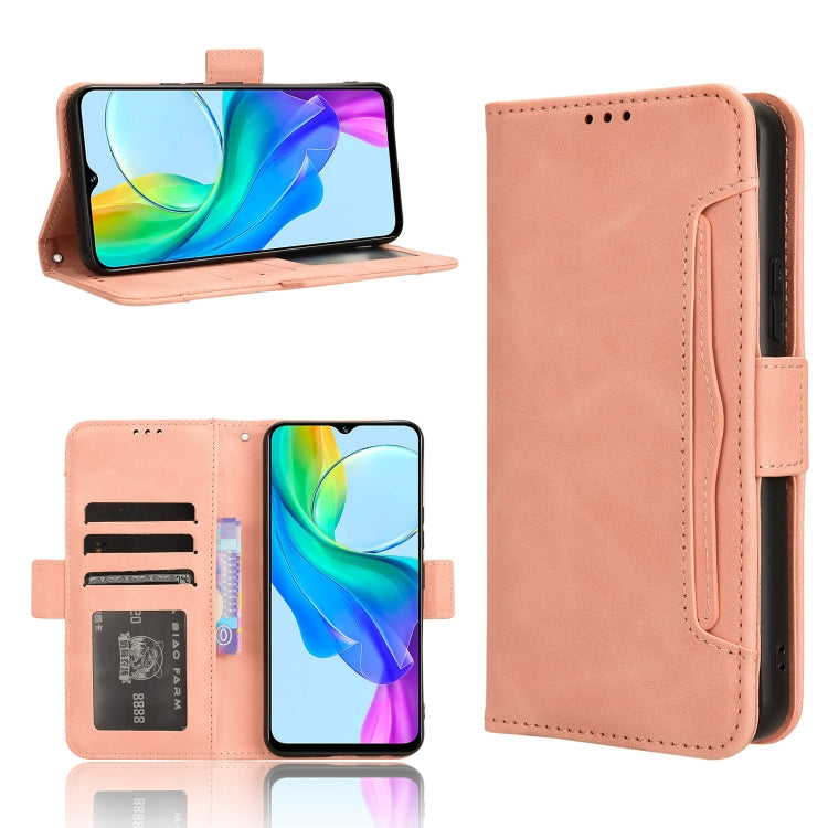 Skin Feel Calf Texture Card Slots Leather Phone Case, For vivo S19 5G, For vivo Y28 4G, For vivo X100 Ultra 5G, For vivo Y38 5G / Y200i 5G, For vivo Y03 4G, For vivo Y200e 5G / Y100 5G IND, For vivo S18 5G / S18 Pro 5G, For vivo V30 5G / V30 Pro 5G    ...
