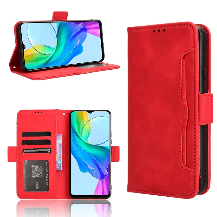 Skin Feel Calf Texture Card Slots Leather Phone Case, For vivo S19 5G, For vivo Y28 4G, For vivo X100 Ultra 5G, For vivo Y38 5G / Y200i 5G, For vivo Y03 4G, For vivo Y200e 5G / Y100 5G IND, For vivo S18 5G / S18 Pro 5G, For vivo V30 5G / V30 Pro 5G    ...