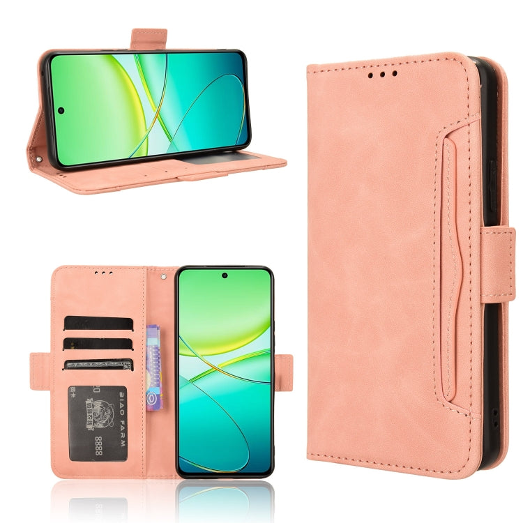 Skin Feel Calf Texture Card Slots Leather Phone Case, For vivo S19 5G, For vivo Y28 4G, For vivo X100 Ultra 5G, For vivo Y38 5G / Y200i 5G, For vivo Y03 4G, For vivo Y200e 5G / Y100 5G IND, For vivo S18 5G / S18 Pro 5G, For vivo V30 5G / V30 Pro 5G    ...