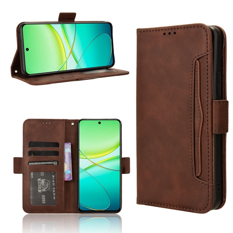 Skin Feel Calf Texture Card Slots Leather Phone Case, For vivo S19 5G, For vivo Y28 4G, For vivo X100 Ultra 5G, For vivo Y38 5G / Y200i 5G, For vivo Y03 4G, For vivo Y200e 5G / Y100 5G IND, For vivo S18 5G / S18 Pro 5G, For vivo V30 5G / V30 Pro 5G    ...