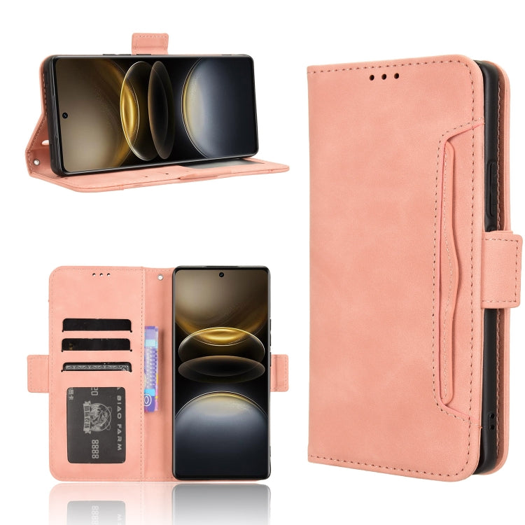 Skin Feel Calf Texture Card Slots Leather Phone Case, For vivo S19 5G, For vivo Y28 4G, For vivo X100 Ultra 5G, For vivo Y38 5G / Y200i 5G, For vivo Y03 4G, For vivo Y200e 5G / Y100 5G IND, For vivo S18 5G / S18 Pro 5G, For vivo V30 5G / V30 Pro 5G    ...