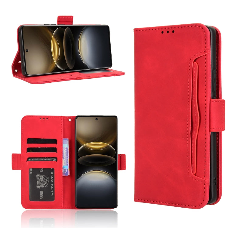 Skin Feel Calf Texture Card Slots Leather Phone Case, For vivo S19 5G, For vivo Y28 4G, For vivo X100 Ultra 5G, For vivo Y38 5G / Y200i 5G, For vivo Y03 4G, For vivo Y200e 5G / Y100 5G IND, For vivo S18 5G / S18 Pro 5G, For vivo V30 5G / V30 Pro 5G    ...