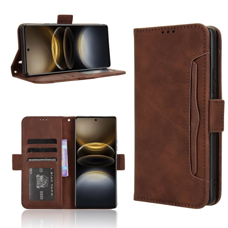 Skin Feel Calf Texture Card Slots Leather Phone Case, For vivo S19 5G, For vivo Y28 4G, For vivo X100 Ultra 5G, For vivo Y38 5G / Y200i 5G, For vivo Y03 4G, For vivo Y200e 5G / Y100 5G IND, For vivo S18 5G / S18 Pro 5G, For vivo V30 5G / V30 Pro 5G    ...