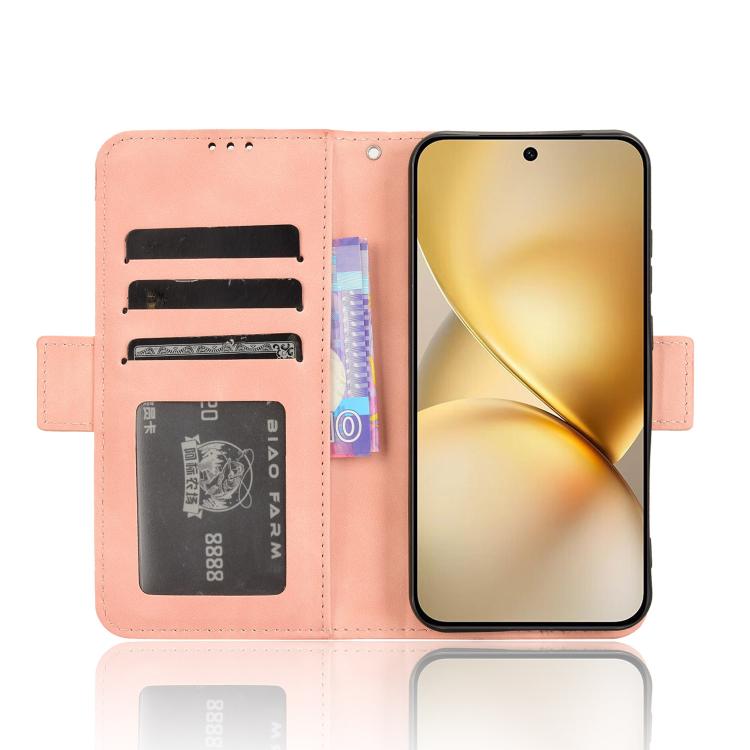 Skin Feel Calf Texture Card Slots Leather Phone Case, For vivo X200 5G, For vivo X200 Pro mini 5G, For vivo X200 Pro 5G, For vivo V40 Lite 4G / 5G IDN, For vivo V40e 5G / iQOO Z9S 5G, For vivo T3 Pro 5G / iQOO Z9S Pro 5G, For vivo V30e 5G / V40 Lite 5G...