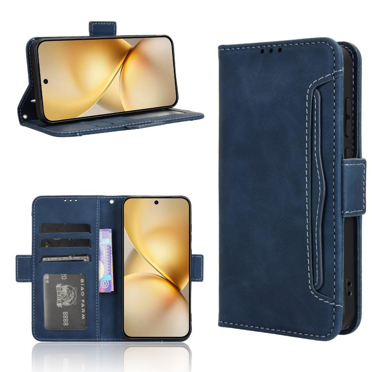 Skin Feel Calf Texture Card Slots Leather Phone Case, For vivo X200 5G, For vivo X200 Pro mini 5G, For vivo X200 Pro 5G, For vivo V40 Lite 4G / 5G IDN, For vivo V40e 5G / iQOO Z9S 5G, For vivo T3 Pro 5G / iQOO Z9S Pro 5G, For vivo V30e 5G / V40 Lite 5G...