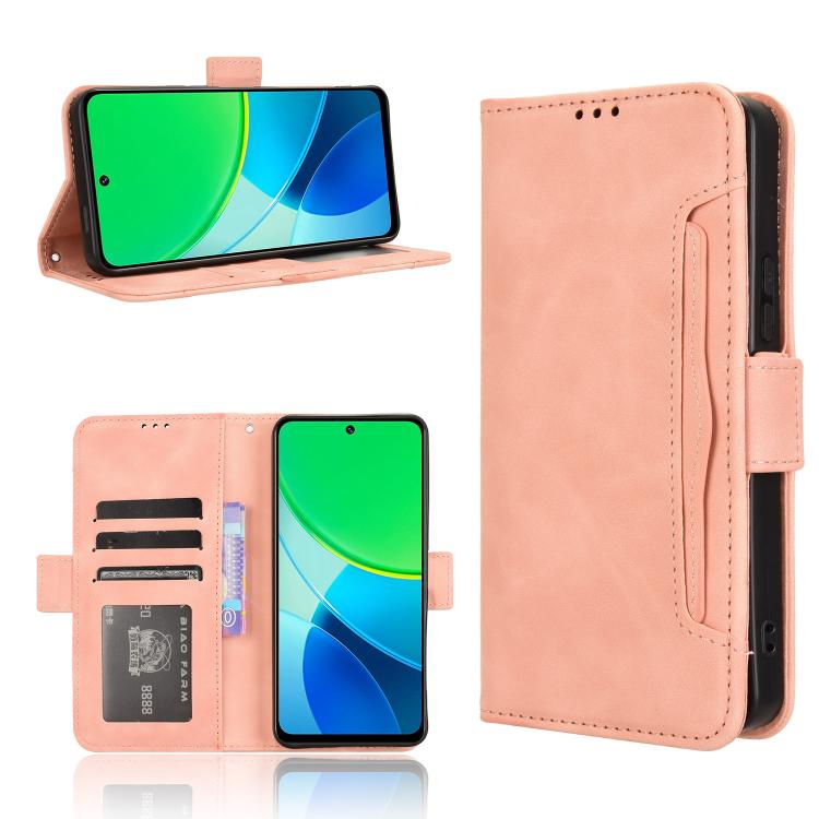 Skin Feel Calf Texture Card Slots Leather Phone Case, For vivo X200s 5G, For vivo T4 5G / iQOO Z10 5G Global, For vivo X200 Ultra 5G, For vivo V50 Lite 5G / 4G, For vivo Y39 5G / Y300i, For vivo Y29 4G / T4x 5G, For vivo Y04 4G / Y29s 5G, For vivo V50 ...