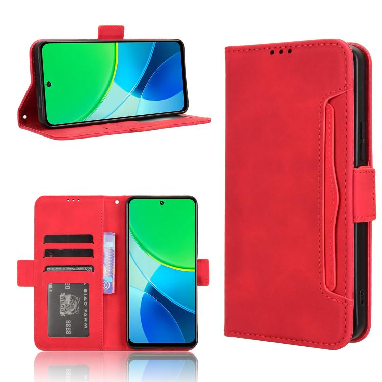 Skin Feel Calf Texture Card Slots Leather Phone Case, For vivo X200s 5G, For vivo T4 5G / iQOO Z10 5G Global, For vivo X200 Ultra 5G, For vivo V50 Lite 5G / 4G, For vivo Y39 5G / Y300i, For vivo Y29 4G / T4x 5G, For vivo Y04 4G / Y29s 5G, For vivo V50 ...