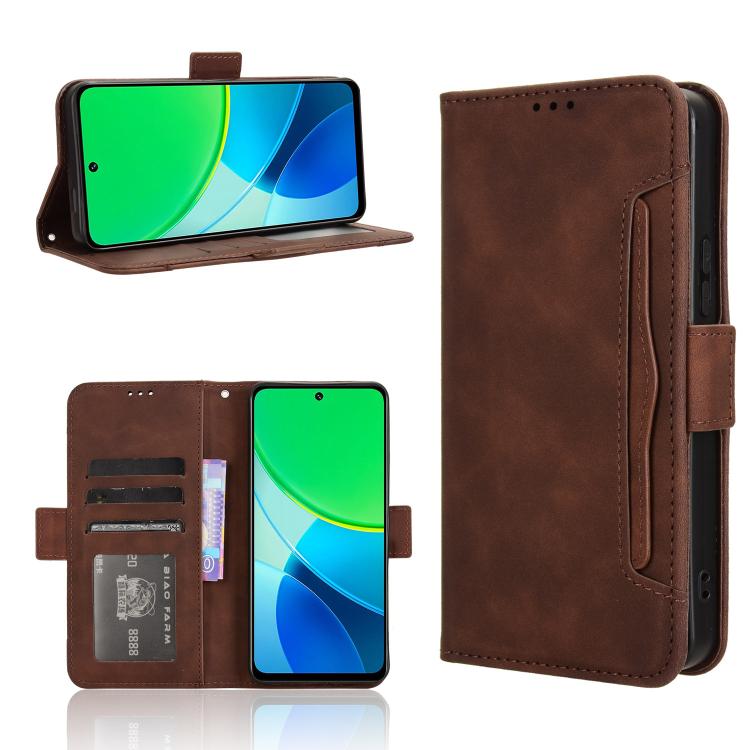 Skin Feel Calf Texture Card Slots Leather Phone Case, For vivo X200s 5G, For vivo T4 5G / iQOO Z10 5G Global, For vivo X200 Ultra 5G, For vivo V50 Lite 5G / 4G, For vivo Y39 5G / Y300i, For vivo Y29 4G / T4x 5G, For vivo Y04 4G / Y29s 5G, For vivo V50 ...
