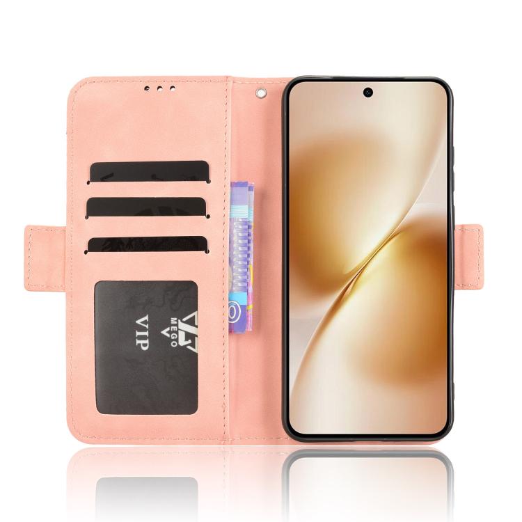 Skin Feel Calf Texture Card Slots Leather Phone Case, For vivo X200s 5G, For vivo T4 5G / iQOO Z10 5G Global, For vivo X200 Ultra 5G, For vivo V50 Lite 5G / 4G, For vivo Y39 5G / Y300i, For vivo Y29 4G / T4x 5G, For vivo Y04 4G / Y29s 5G, For vivo V50 ...