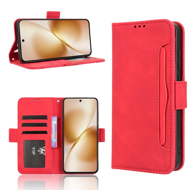Skin Feel Calf Texture Card Slots Leather Phone Case, For vivo X200s 5G, For vivo T4 5G / iQOO Z10 5G Global, For vivo X200 Ultra 5G, For vivo V50 Lite 5G / 4G, For vivo Y39 5G / Y300i, For vivo Y29 4G / T4x 5G, For vivo Y04 4G / Y29s 5G, For vivo V50 ...