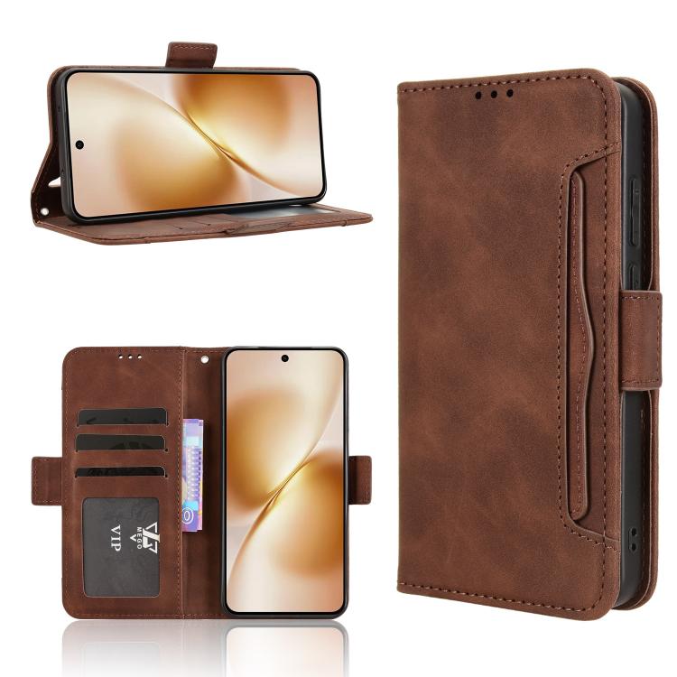 Skin Feel Calf Texture Card Slots Leather Phone Case, For vivo X200s 5G, For vivo T4 5G / iQOO Z10 5G Global, For vivo X200 Ultra 5G, For vivo V50 Lite 5G / 4G, For vivo Y39 5G / Y300i, For vivo Y29 4G / T4x 5G, For vivo Y04 4G / Y29s 5G, For vivo V50 ...