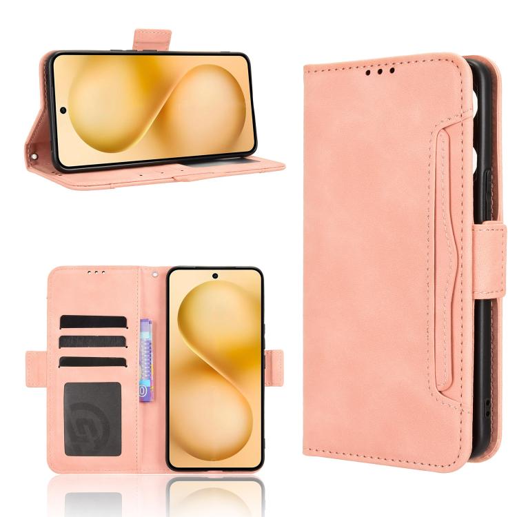 Skin Feel Calf Texture Card Slots Leather Phone Case, For vivo Y500 Pro 5G, For vivo iQOO 15 5G, For vivo X300 Pro, For vivo X300, For vivo V60 Lite 4G / 5G, For vivo Y31 5G 2025, For vivo Y400 4G / 5G / iQOO Z10 Lite 4G, For vivo V60 5G               ...