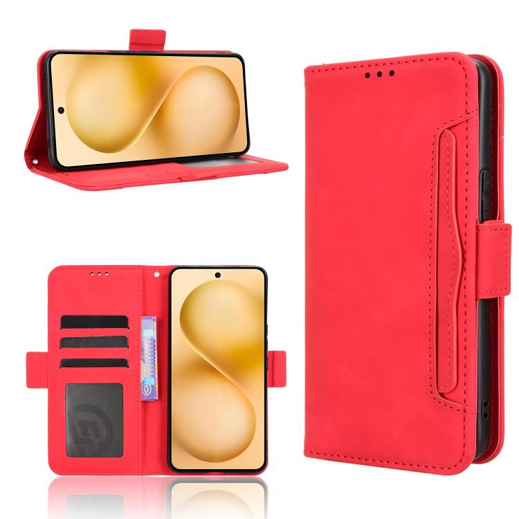 Skin Feel Calf Texture Card Slots Leather Phone Case, For vivo Y500 Pro 5G, For vivo iQOO 15 5G, For vivo X300 Pro, For vivo X300, For vivo V60 Lite 4G / 5G, For vivo Y31 5G 2025, For vivo Y400 4G / 5G / iQOO Z10 Lite 4G, For vivo V60 5G               ...