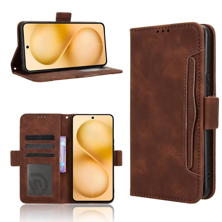 Skin Feel Calf Texture Card Slots Leather Phone Case, For vivo Y500 Pro 5G, For vivo iQOO 15 5G, For vivo X300 Pro, For vivo X300, For vivo V60 Lite 4G / 5G, For vivo Y31 5G 2025, For vivo Y400 4G / 5G / iQOO Z10 Lite 4G, For vivo V60 5G               ...