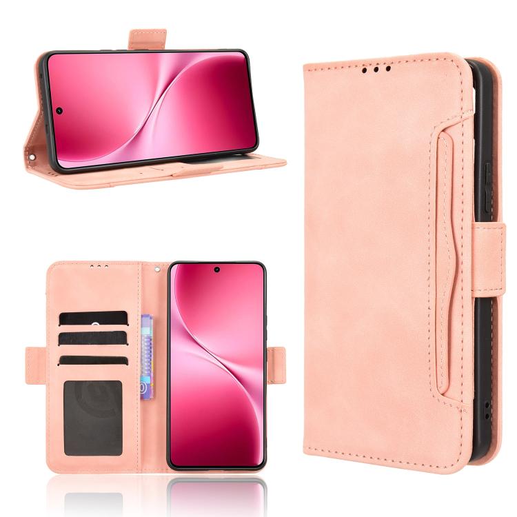 Skin Feel Calf Texture Card Slots Leather Phone Case, For vivo Y500 Pro 5G, For vivo iQOO 15 5G, For vivo X300 Pro, For vivo X300, For vivo V60 Lite 4G / 5G, For vivo Y31 5G 2025, For vivo Y400 4G / 5G / iQOO Z10 Lite 4G, For vivo V60 5G               ...