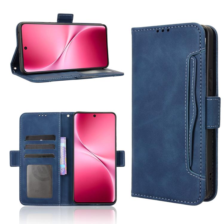 Skin Feel Calf Texture Card Slots Leather Phone Case, For vivo Y500 Pro 5G, For vivo iQOO 15 5G, For vivo X300 Pro, For vivo X300, For vivo V60 Lite 4G / 5G, For vivo Y31 5G 2025, For vivo Y400 4G / 5G / iQOO Z10 Lite 4G, For vivo V60 5G               ...