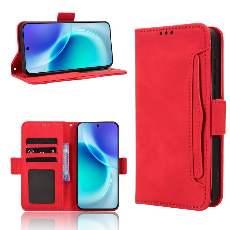 Skin Feel Calf Texture Card Slots Leather Phone Case, For vivo Y500 Pro 5G, For vivo iQOO 15 5G, For vivo X300 Pro, For vivo X300, For vivo V60 Lite 4G / 5G, For vivo Y31 5G 2025, For vivo Y400 4G / 5G / iQOO Z10 Lite 4G, For vivo V60 5G               ...