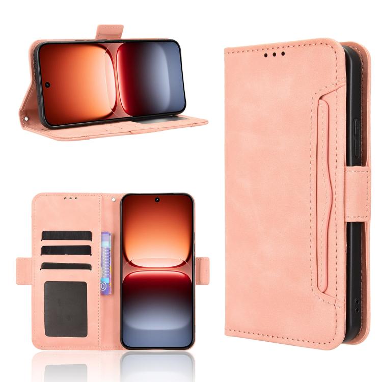 Skin Feel Calf Texture Card Slots Leather Phone Case, For vivo Y500 Pro 5G, For vivo iQOO 15 5G, For vivo X300 Pro, For vivo X300, For vivo V60 Lite 4G / 5G, For vivo Y31 5G 2025, For vivo Y400 4G / 5G / iQOO Z10 Lite 4G, For vivo V60 5G               ...