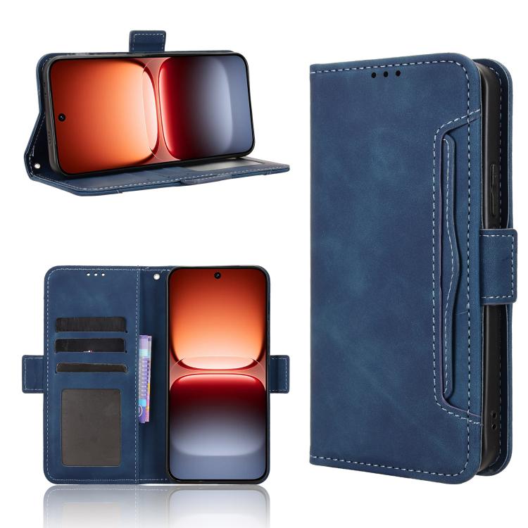 Skin Feel Calf Texture Card Slots Leather Phone Case, For vivo Y500 Pro 5G, For vivo iQOO 15 5G, For vivo X300 Pro, For vivo X300, For vivo V60 Lite 4G / 5G, For vivo Y31 5G 2025, For vivo Y400 4G / 5G / iQOO Z10 Lite 4G, For vivo V60 5G               ...
