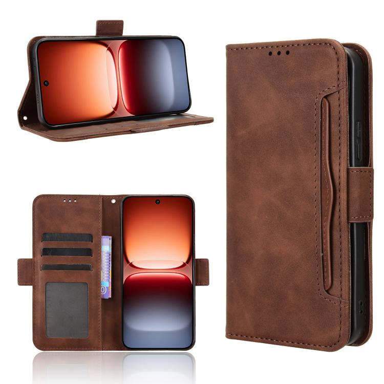 Skin Feel Calf Texture Card Slots Leather Phone Case, For vivo Y500 Pro 5G, For vivo iQOO 15 5G, For vivo X300 Pro, For vivo X300, For vivo V60 Lite 4G / 5G, For vivo Y31 5G 2025, For vivo Y400 4G / 5G / iQOO Z10 Lite 4G, For vivo V60 5G               ...