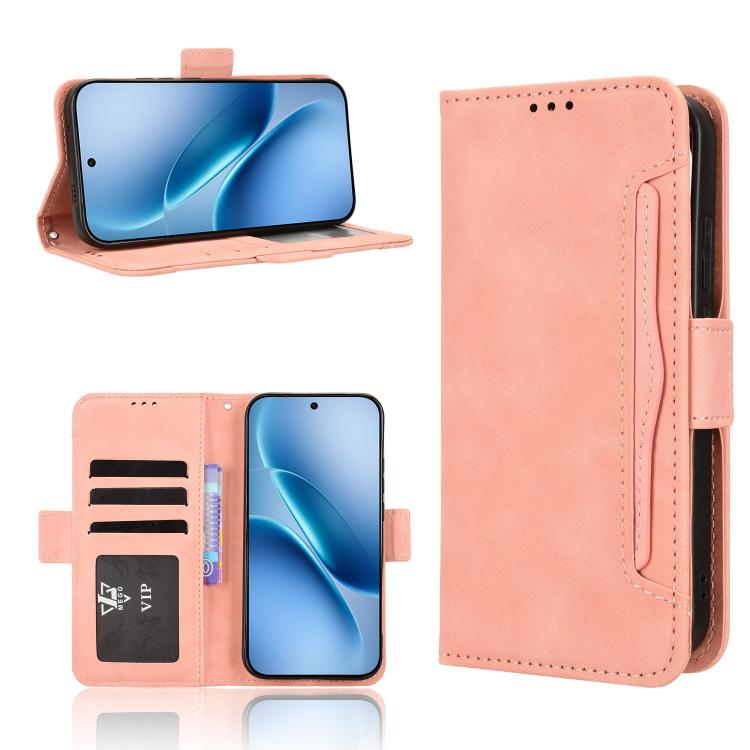 Skin Feel Calf Texture Card Slots Leather Phone Case, For vivo S50 Pro mini / X300 FE 5G Russia, For vivo Y600 Pro 5G, For vivo T5 Pro 5G / iQOO Z11 5G, For vivo Y21 5G / Y05 4G, For vivo V70 FE 5G, For vivo V70 5G / V70 Elite 5G                       ...