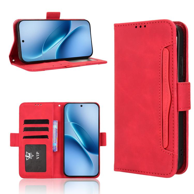 Skin Feel Calf Texture Card Slots Leather Phone Case, For vivo S50 Pro mini / X300 FE 5G Russia, For vivo Y600 Pro 5G, For vivo T5 Pro 5G / iQOO Z11 5G, For vivo Y21 5G / Y05 4G, For vivo V70 FE 5G, For vivo V70 5G / V70 Elite 5G                       ...