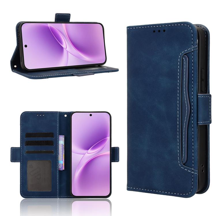 Skin Feel Calf Texture Card Slots Leather Phone Case, For vivo S50 Pro mini / X300 FE 5G Russia, For vivo Y600 Pro 5G, For vivo T5 Pro 5G / iQOO Z11 5G, For vivo Y21 5G / Y05 4G, For vivo V70 FE 5G, For vivo V70 5G / V70 Elite 5G                       ...