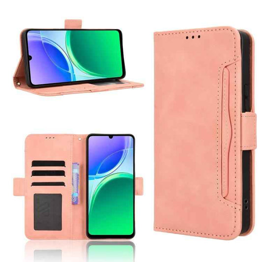 Skin Feel Calf Texture Card Slots Leather Phone Case, For vivo Y21 5G / Y05 4G, For vivo V70 FE 5G, For vivo iQOO Z11 Turbo 5G / 15R 5G, For vivo Y31d 4G / Y500i 5G, For vivo Y500 Pro 5G, For vivo iQOO 15 5G, For vivo X300 Pro, For vivo X300           ...