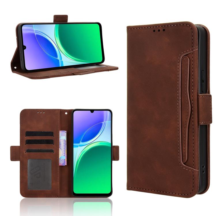 Skin Feel Calf Texture Card Slots Leather Phone Case, For vivo S50 Pro mini / X300 FE 5G Russia, For vivo Y600 Pro 5G, For vivo T5 Pro 5G / iQOO Z11 5G, For vivo Y21 5G / Y05 4G, For vivo V70 FE 5G, For vivo V70 5G / V70 Elite 5G                       ...
