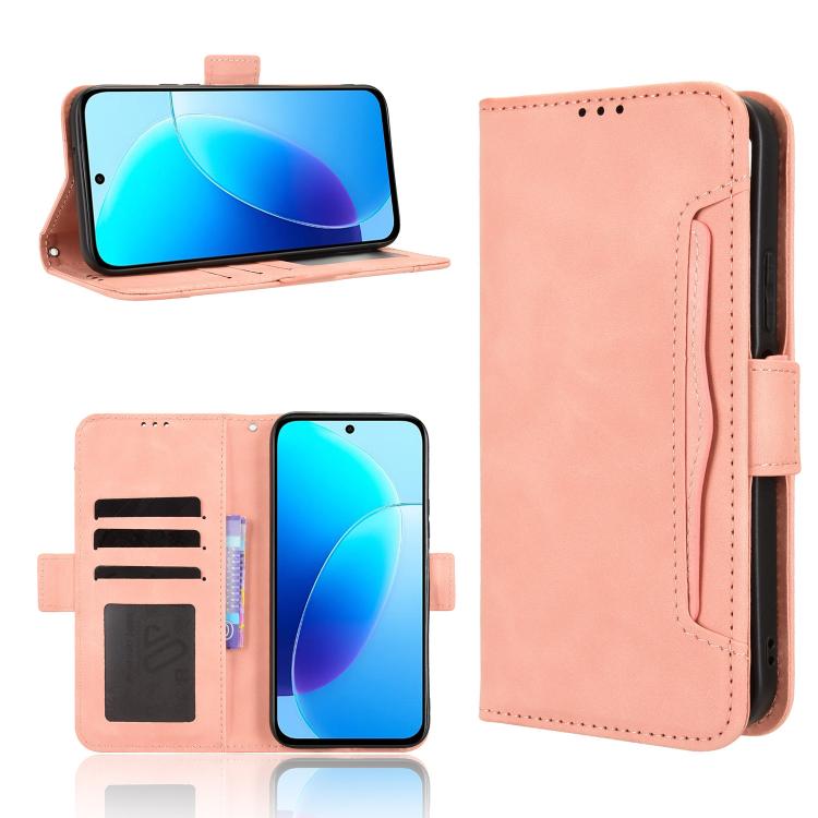 Skin Feel Calf Texture Card Slots Leather Phone Case, For vivo S50 Pro mini / X300 FE 5G Russia, For vivo Y600 Pro 5G, For vivo T5 Pro 5G / iQOO Z11 5G, For vivo Y21 5G / Y05 4G, For vivo V70 FE 5G, For vivo V70 5G / V70 Elite 5G                       ...