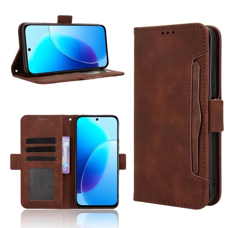 Skin Feel Calf Texture Card Slots Leather Phone Case, For vivo S50 Pro mini / X300 FE 5G Russia, For vivo Y600 Pro 5G, For vivo T5 Pro 5G / iQOO Z11 5G, For vivo Y21 5G / Y05 4G, For vivo V70 FE 5G, For vivo V70 5G / V70 Elite 5G                       ...