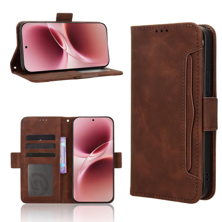 Skin Feel Calf Texture Card Slots Leather Phone Case, For vivo S50 Pro mini / X300 FE 5G Russia, For vivo Y600 Pro 5G, For vivo T5 Pro 5G / iQOO Z11 5G, For vivo Y21 5G / Y05 4G, For vivo V70 FE 5G, For vivo V70 5G / V70 Elite 5G                       ...