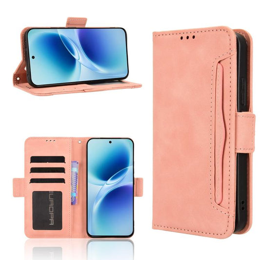Skin Feel Calf Texture Card Slots Leather Phone Case, For vivo S50 Pro mini / X300 FE 5G Russia, For vivo Y600 Pro 5G, For vivo T5 Pro 5G / iQOO Z11 5G, For vivo Y21 5G / Y05 4G, For vivo V70 FE 5G, For vivo V70 5G / V70 Elite 5G                       ...