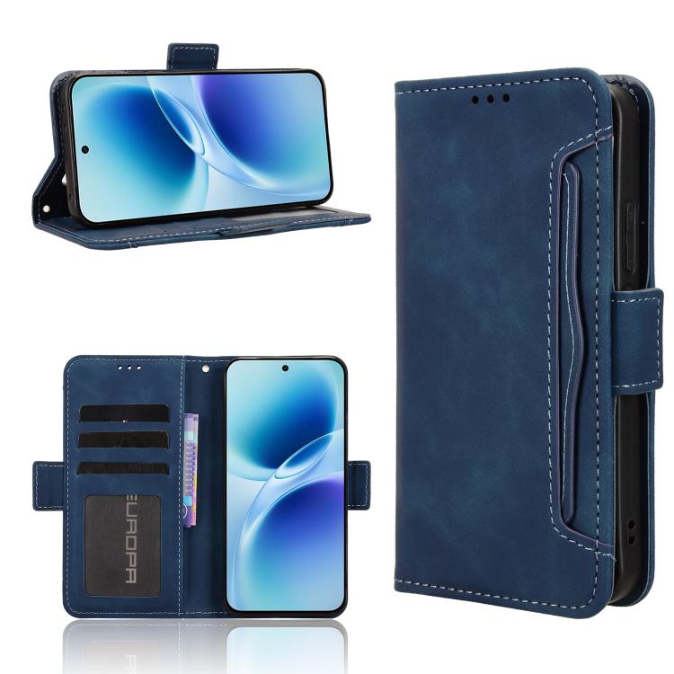 Skin Feel Calf Texture Card Slots Leather Phone Case, For vivo S50 Pro mini / X300 FE 5G Russia, For vivo Y600 Pro 5G, For vivo T5 Pro 5G / iQOO Z11 5G, For vivo Y21 5G / Y05 4G, For vivo V70 FE 5G, For vivo V70 5G / V70 Elite 5G                       ...