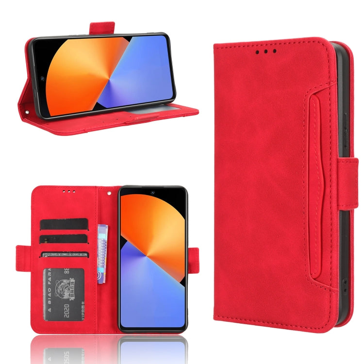 Skin Feel Calf Texture Card Slots Leather Phone Case, For Infinix Smart 7 Plus, For Infinix Note 30 5G, For Infinix Smart 7 HD X6516, For Infinix Note 30i, For Infinix Note 30 Pro, For Infinix Note 30 4G, For Infinix Note 30 VIP