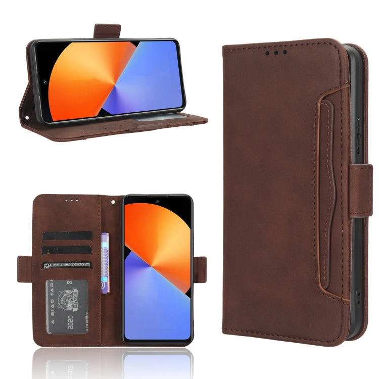 Skin Feel Calf Texture Card Slots Leather Phone Case, For Infinix Smart 7 Plus, For Infinix Note 30 5G, For Infinix Smart 7 HD X6516, For Infinix Note 30i, For Infinix Note 30 Pro, For Infinix Note 30 4G, For Infinix Note 30 VIP