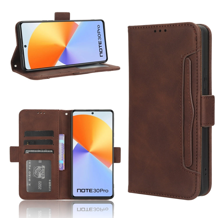Skin Feel Calf Texture Card Slots Leather Phone Case, For Infinix Zero 30 4G, For Infinix Zero 30 5G, For Infinix GT 10 Pro, For Infinix Hot 30 5G X6832, For Infinix Smart 7 Plus, For Infinix Note 30 5G, For Infinix Smart 7 HD X6516, For Infinix Note 3...