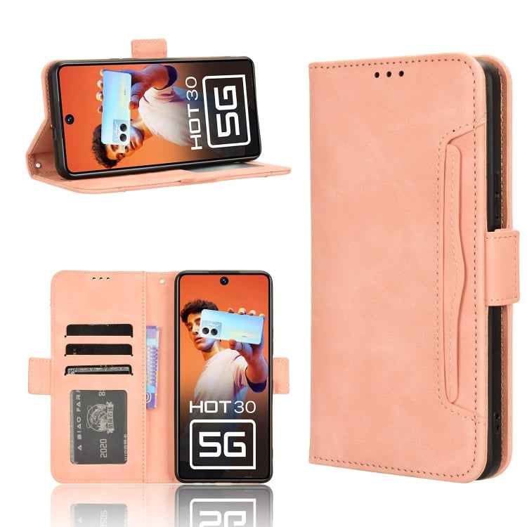 Skin Feel Calf Texture Card Slots Leather Phone Case, For Infinix Zero 30 4G, For Infinix Zero 30 5G, For Infinix GT 10 Pro, For Infinix Hot 30 5G X6832, For Infinix Smart 7 Plus, For Infinix Note 30 5G, For Infinix Smart 7 HD X6516, For Infinix Note 3...