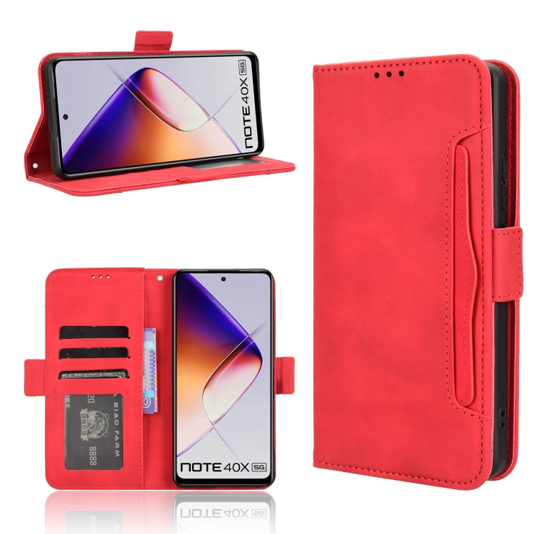 Skin Feel Calf Texture Card Slots Leather Phone Case, For Infinix Hot 50 Pro+ 4G, For Infinix Hot 50 4G, For Infinix Hot 50 5G, For Infinix Zero 40 5G, For Infinix Zero 40 4G, For Infinix Note 40X 5G, For Infinix Note 40 5G, For Infinix GT 20 Pro 5G   ...