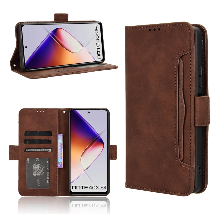 Skin Feel Calf Texture Card Slots Leather Phone Case, For Infinix Hot 50 Pro+ 4G, For Infinix Hot 50 4G, For Infinix Hot 50 5G, For Infinix Zero 40 5G, For Infinix Zero 40 4G, For Infinix Note 40X 5G, For Infinix Note 40 5G, For Infinix GT 20 Pro 5G   ...