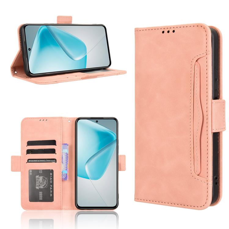Skin Feel Calf Texture Card Slots Leather Phone Case