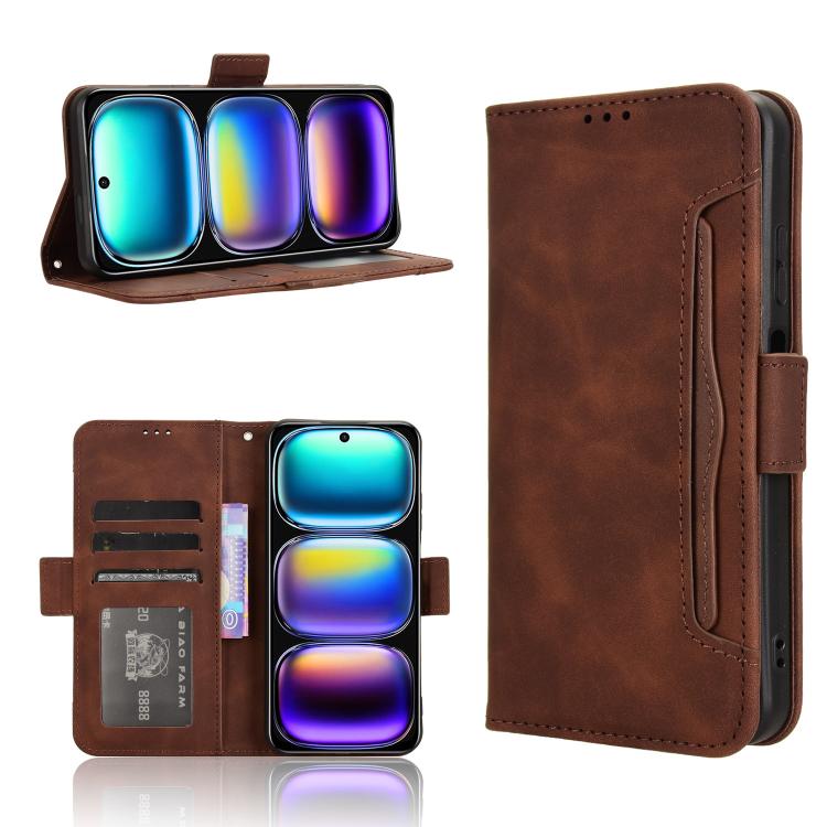 Skin Feel Calf Texture Card Slots Leather Phone Case