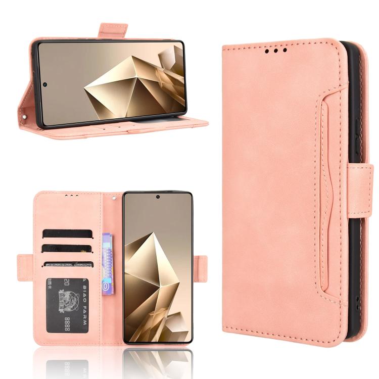 Skin Feel Calf Texture Card Slots Leather Phone Case