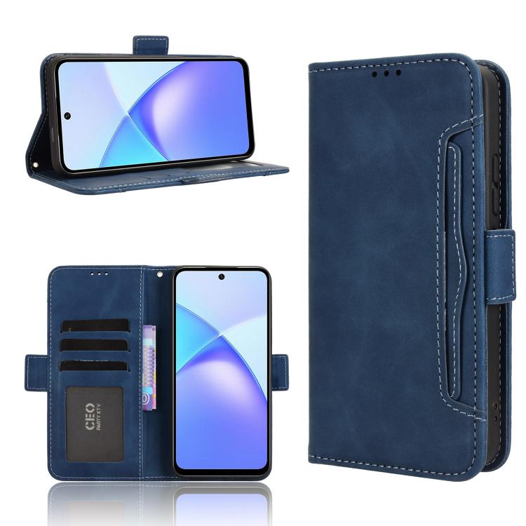 Skin Feel Calf Texture Card Slots Leather Phone Case, For Infinix Hot 60 Pro 4G, For Infinix Smart 10 Plus 4G, For Infinix Smart 10 / Tecno Pop 10 4G, For Infinix GT 30 Pro 5G, For Infinix Note 50s 5G, For Infinix Note 50x 5G, For Infinix Note 50 Pro+ ...
